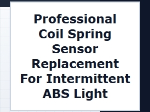 Recognizing a Faulty Wheel Speed Sensor