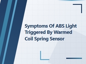 Identifying a Faulty Warmed Coil Spring Sensor