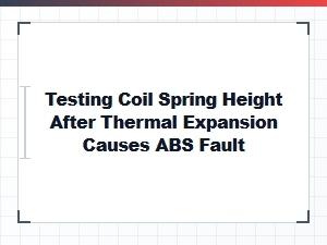 Testing Coil Spring Height After Thermal Expansion