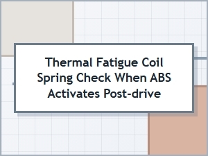 Inspecting Coil Springs After Driving with Abs Activation